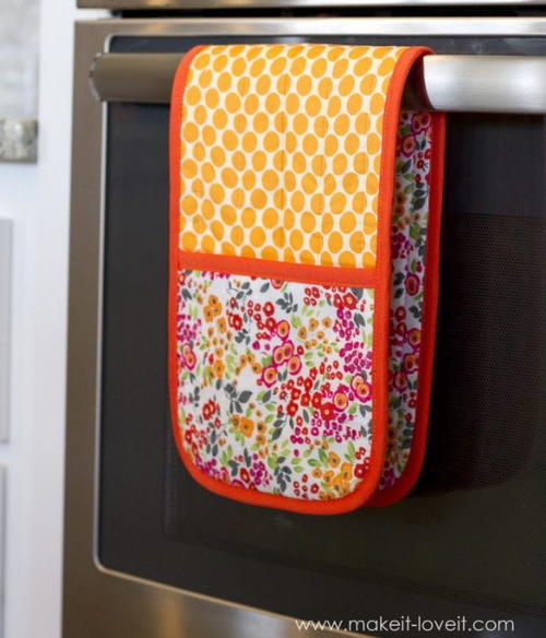 Double Pot Holder with Pockets Tutorial Double Pot Holder with Pockets Tutorial