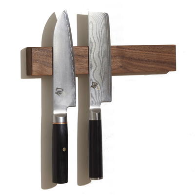M.O.C. Woodworks Wooden Magnetic Knife Strip