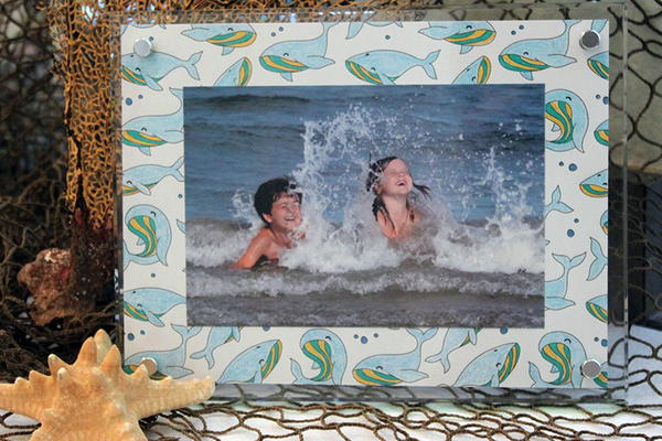 Seaside Memories Coloring Page Frame Seaside Memories Coloring Page Frame