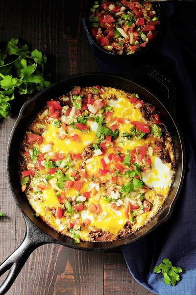 Barbacoa Beef and Egg Skillet Bake Barbacoa Beef and Egg Skillet Bake