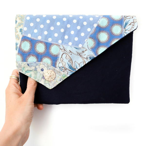 Fabric Scrap DIY Clutch