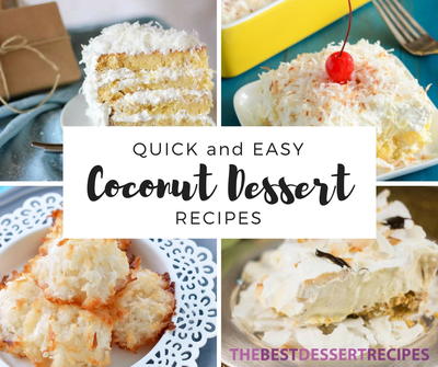 Coconut Dessert Recipes