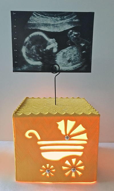 Baby Shower Photo Cube Light