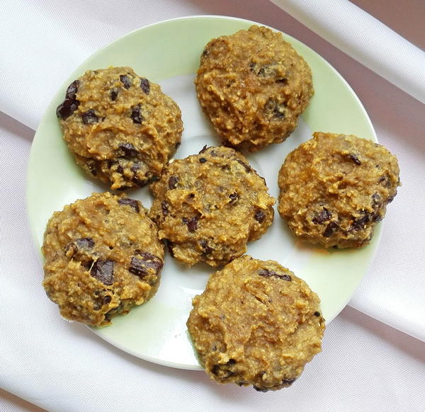 4-Ingredient Banana Peanut Butter Chocolate Chip Cookies 4-Ingredient Banana Peanut Butter Chocolate Chip Cookies