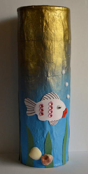 Upcycled Sea Aquarium DIY Vase Upcycled Sea Aquarium DIY Vase