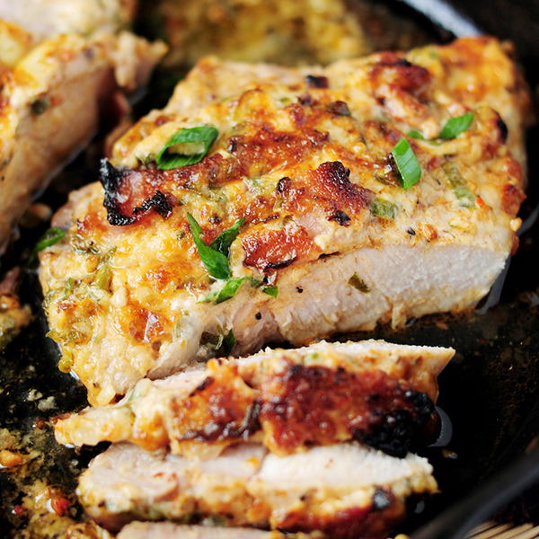 Smoky Bacon Baked Pork Chops Smoky Bacon Baked Pork Chops