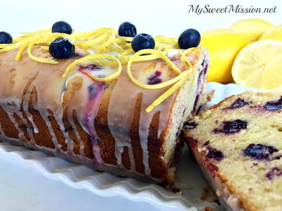 Glazed Lemon Blueberry Loaf Glazed Lemon Blueberry Loaf