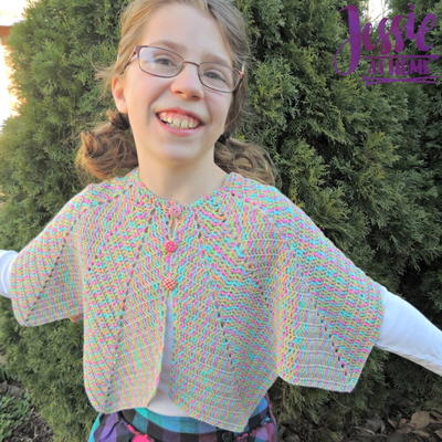 Rainbow Hero Crochet Cape