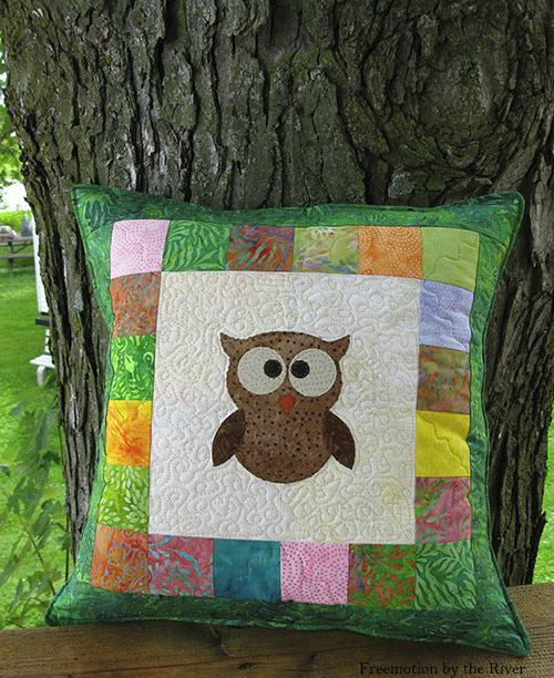 Tree Owl Quilted Pillow Pattern Tree Owl Quilted Pillow Pattern
