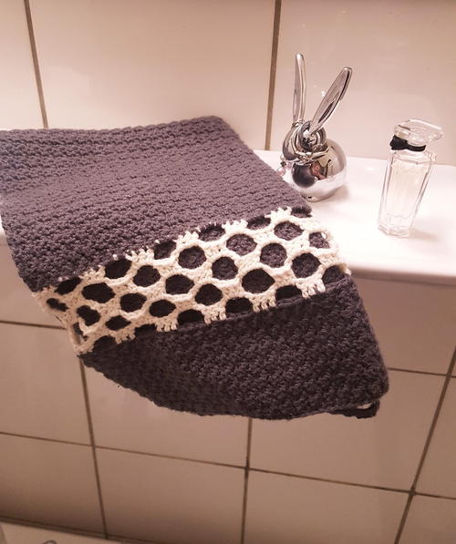 Crochet Handtowel in Griddlestitch Crochet Handtowel in Griddlestitch