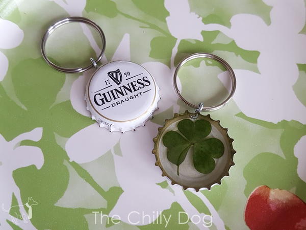 Bottlecap Shamrock Keychain Bottlecap Shamrock Keychain