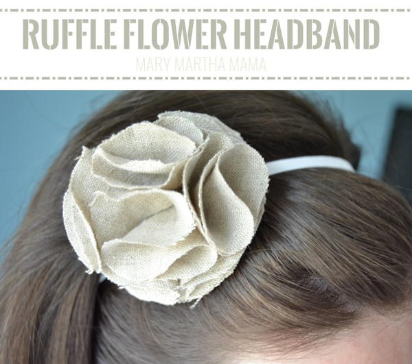 Ruffle Flower Headband Ruffle Flower Headband