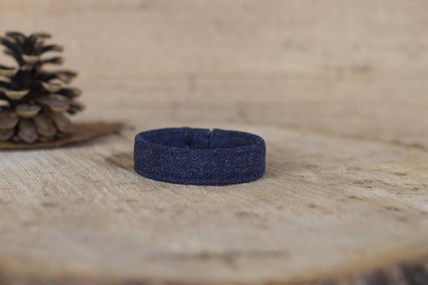 Upcycled Denim Bracelet Upcycled Denim Bracelet