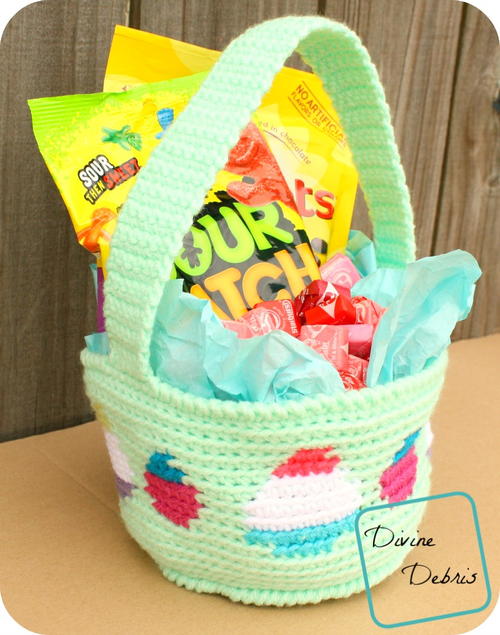 Tapestry Easter Basket Tapestry Easter Basket