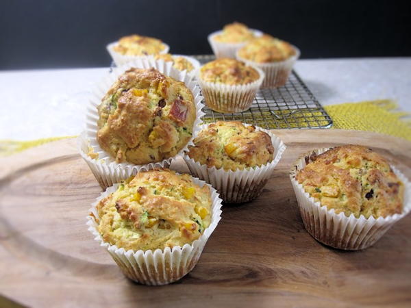 Corn and Bacon Muffins Corn and Bacon Muffins