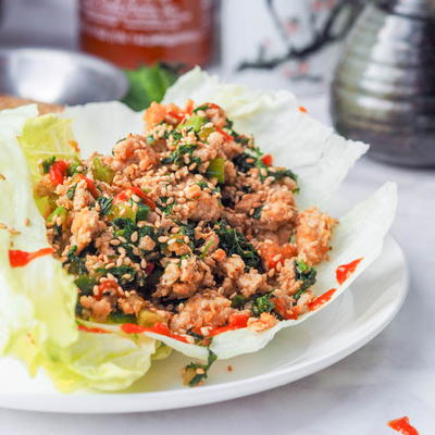 Asian Chicken Lettuce Wraps Asian Chicken Lettuce Wraps