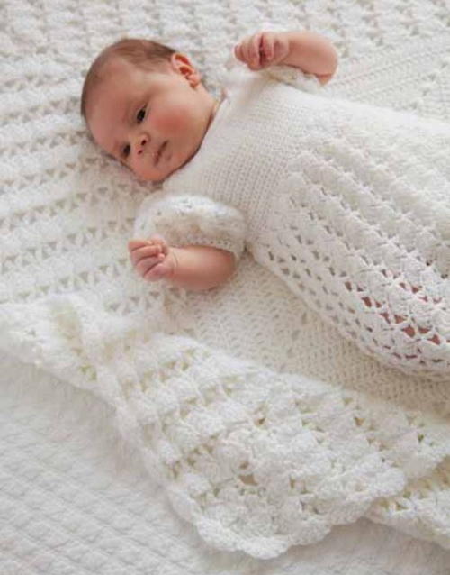 Princess Charlottes Christening Crochet Blanket