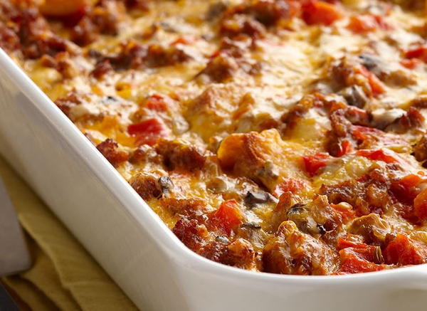 Campbells Sausage Breakfast Casserole Campbells Sausage Breakfast Casserole
