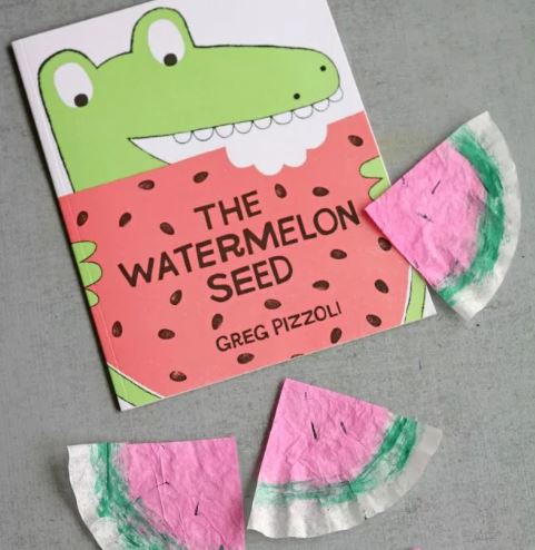 Watermelon Coffee Filter Craft