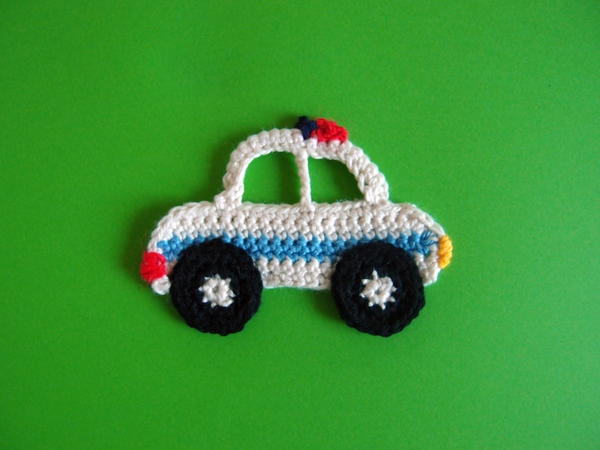 Police Car Applique Police Car Applique