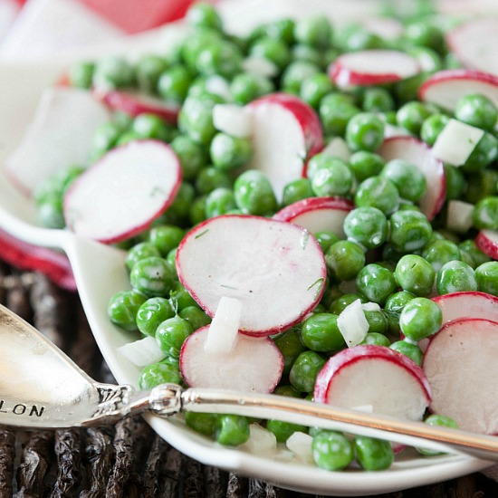 Pea Salad with Radish Pea Salad with Radish