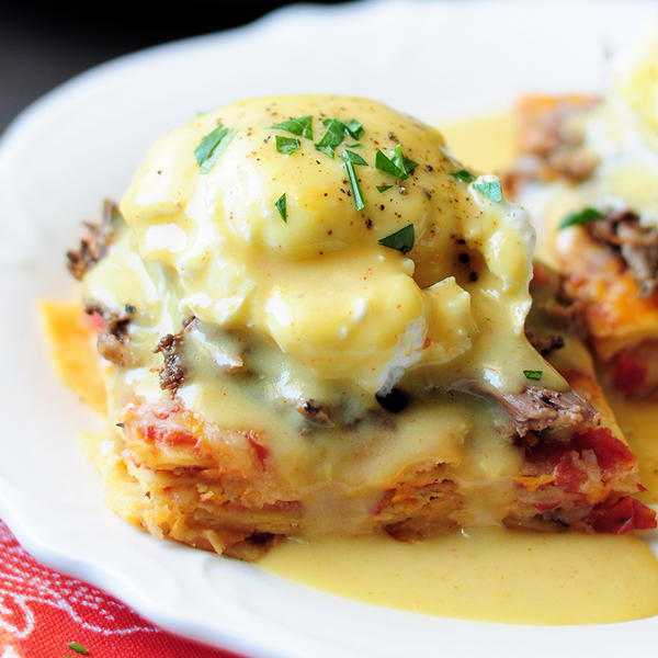 Chilaquiles Eggs Benedict Chilaquiles Eggs Benedict