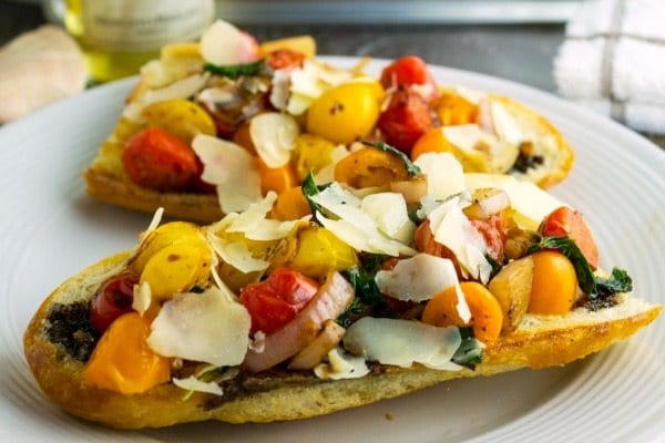 Pan Seared Bruschetta Pan Seared Bruschetta