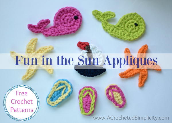 Fun in the Sun Appliques Fun in the Sun Appliques