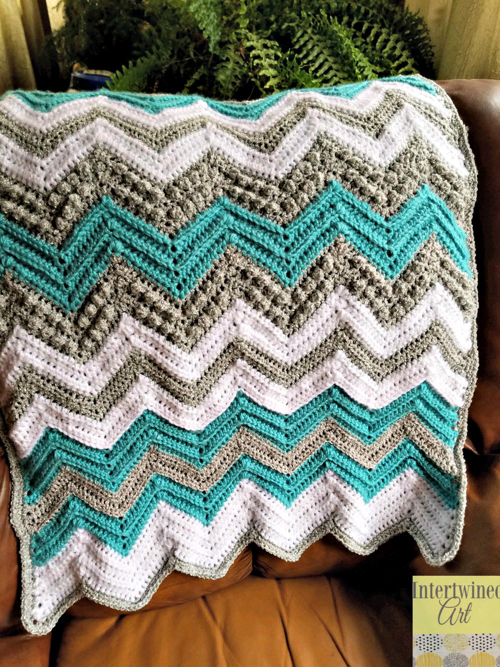 Chevron Baby Blanket Crochet Pattern Video Amelia's Crochet