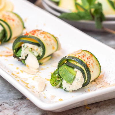 Vegan Zucchini Rolls Vegan Zucchini Rolls