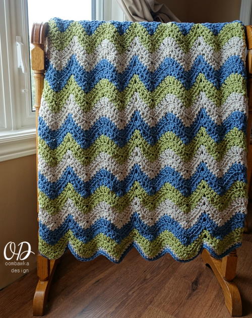 Tranquil Waves Ripple Blanket Tranquil Waves Ripple Blanket