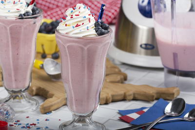 Red White & Blue Milkshakes