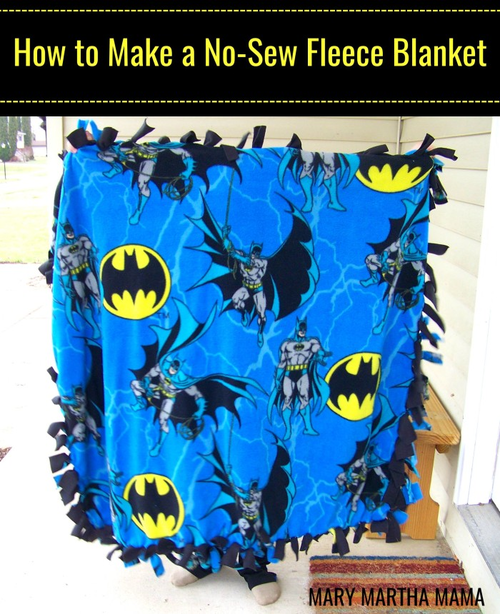 No Sew Fleece Throw No Sew Fleece Throw