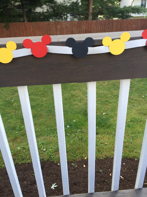 Mickey Mouse Ears Garland