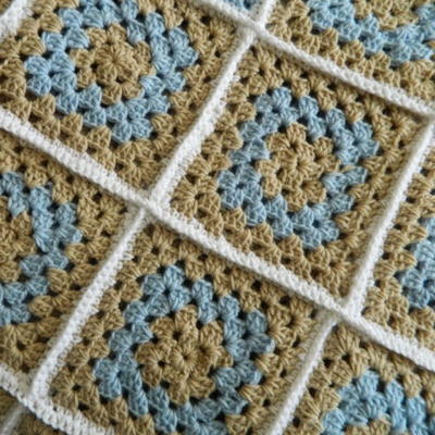 Beach House Granny Square Afghan
