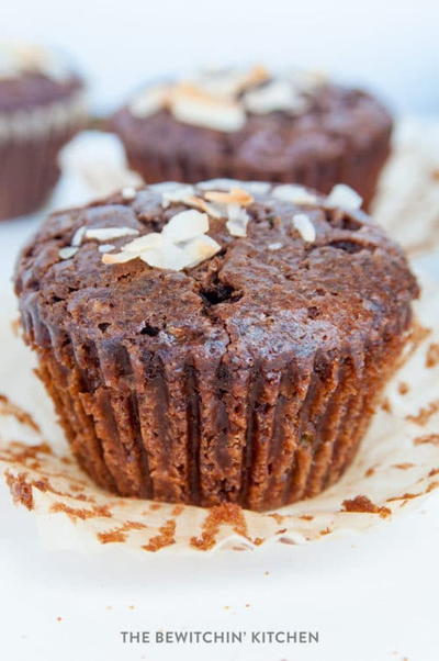 Coconut Chocolate Muffins Coconut Chocolate Muffins