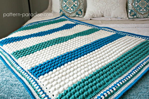 Blue Hawaiian Baby Blanket Blue Hawaiian Baby Blanket