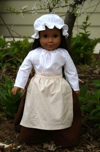 American Girl Inspired Colonial Doll Outfit
