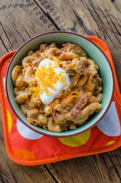 Slow Cooker Taco Pasta Recipe Slow Cooker Taco Pasta Recipe
