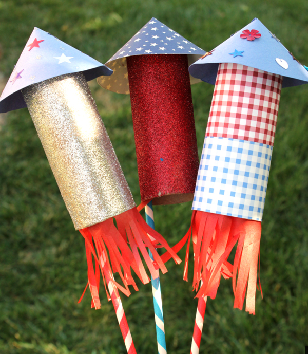 Decorative 4th of July Rockets Decorative 4th of July Rockets
