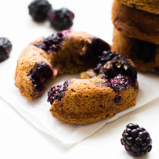 White Chocolate Blackberry Donuts White Chocolate Blackberry Donuts