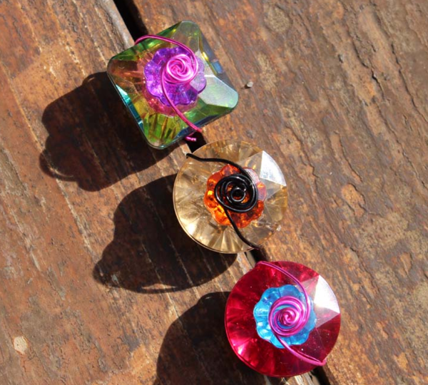 DIY Wire Wrapped Button Ring DIY Wire Wrapped Button Ring