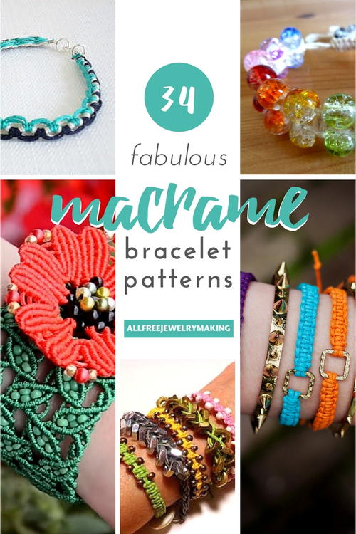 34 Fabulous Macrame Bracelet Patterns 34 Fabulous Macrame Bracelet Patterns