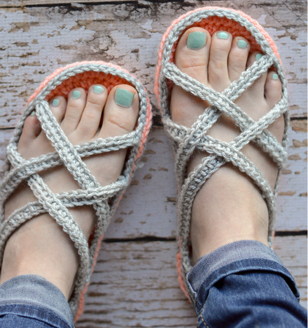 Comfy Cozy Crocheted Sandals Comfy Cozy Crocheted Sandals