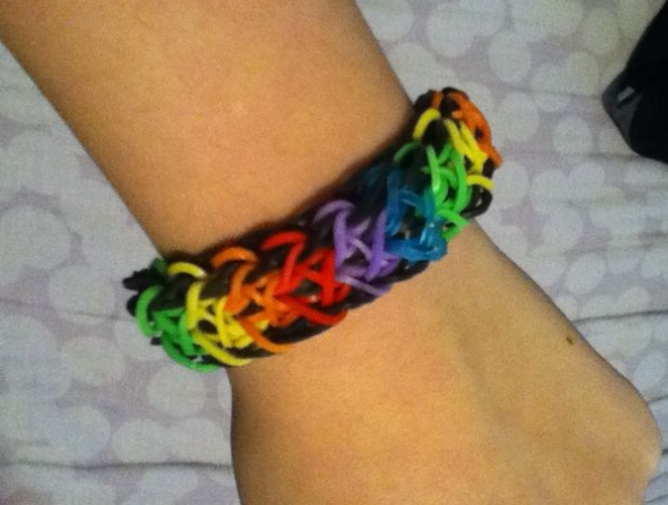 Rainbow Totem Pole Bracelet Rainbow Totem Pole Bracelet