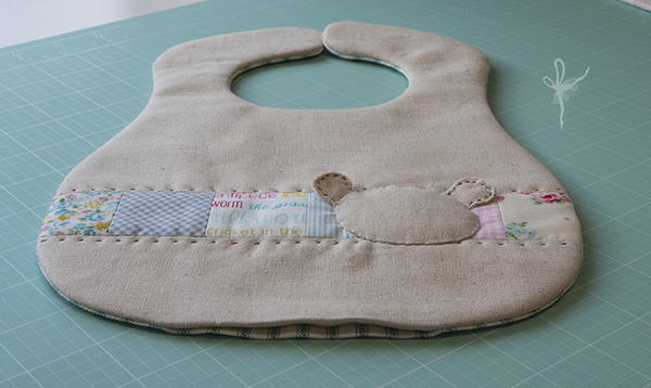Patchwork Teddy Bib Patchwork Teddy Bib