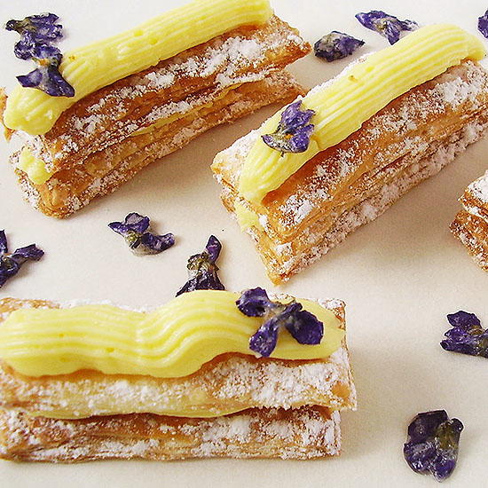 Napoleons with Italian Pastry Cream