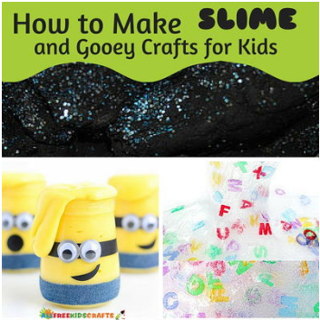How to Make Slime for Kids and 11 Gooey Crafts for Kids