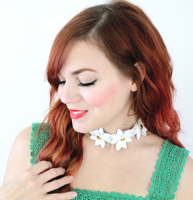Daisy Statement DIY Choker Daisy Statement DIY Choker