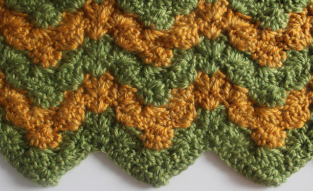 Triplet Ripple Baby Blanket Triplet Ripple Baby Blanket